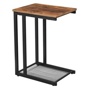 Přístavný stolek LNT51X hnědá/černá
