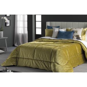 Textil Antilo Přehoz na postel Deluxe Mustard, hořčicově žlutý, 250x270 cm