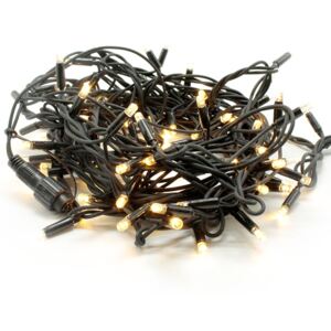 ACA Lighting LED vánoční světelný řetěz, 1,5x10m, teplá bílá, IP44, 100 LED