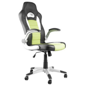 Kancelářská židle Lotus, černá/zelená