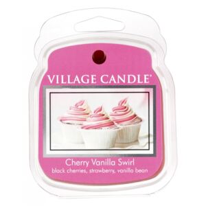 Village Candle Vosk, Višeň a vanilka - Cherry Vanilla Swirl 62g