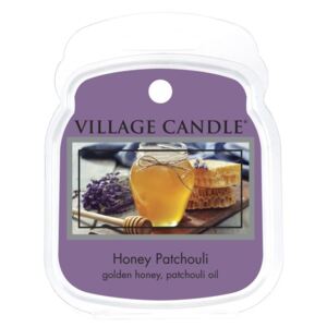Village Candle Vosk, Med a pačuli - Honey Patchouli 62g