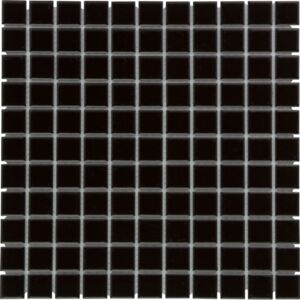 FIN Keramická mozaika černá Černá Mat 25 2,5x2,5 (30,2x30,2) cm - LAM23317