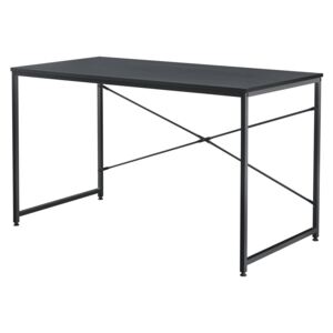 [en.casa] Psací stůl "Antwerpen" AASO-9212 černý 120x60x72 cm