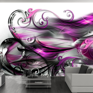 Artgeist Fototapeta - Purple expression 100x70