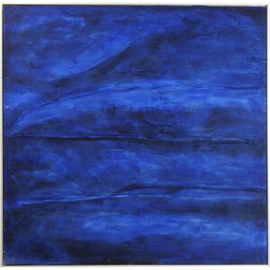 KARE DESIGN Olejomalba Abstract Deep 155×155 cm - modrá
