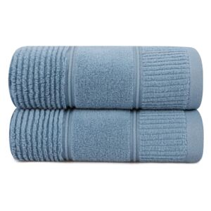 Sada 2 modrých bavlněných ručníků Hobby Daniela, 50 x 90 cm