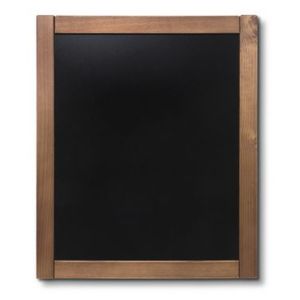 Křídová tabule Classic, teak, 50 x 60 cm