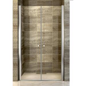Komfort T2 130 - sprchové dvoukřídlé dveře 126-131 cm