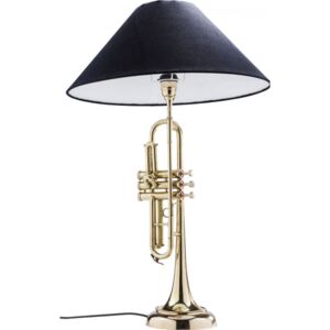 KARE DESIGN Stolní lampa Trumpet Jazz - zlatá