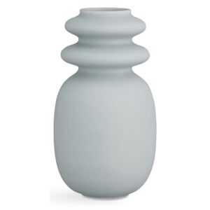 Modrošedá keramická váza Kähler Design Kontur, výška 29 cm