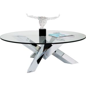 KARE DESIGN Konferenční stolek Crystal Eco O100cm