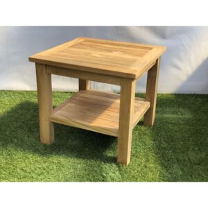Teakový zahradní odkládací stolek BATAVIA