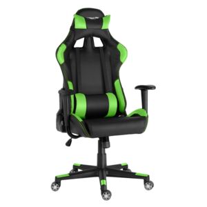 Herní židle RACING PRO ZK-006 černo-zelená