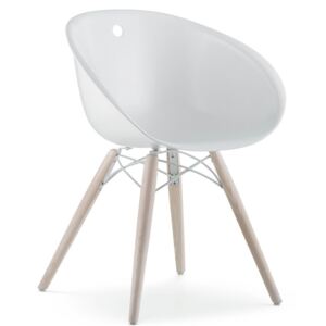 Židle GLISS 904 - dřevěná podnož N1 BI
