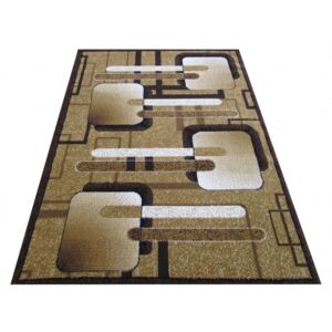 Kusový koberec BCF Alfa 16 hnědý Rozměr: 80x150 cm