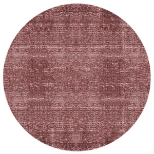 Červený bavlněný koberec PT LIVING Washed, ⌀ 150 cm