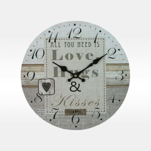 Uni Hobby Nástěnné hodiny Love