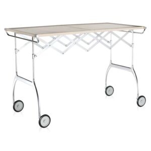 Kartell - Stolek Battista na kolečkách - 100x54 cm
