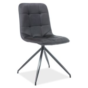 Jídelní židle - TEXO Velvet, různé barvy tkanin na výběr Čalounění: černá (tap.117)