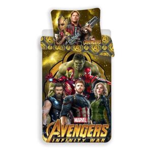 JERRY FABRICS Povlečení Avengers Infinity War Bavlna 140/200, 70/90 cm
