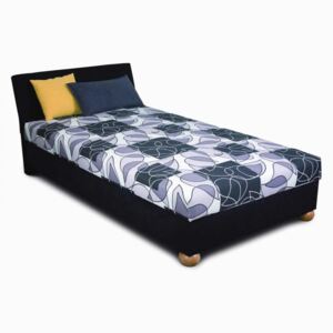 Zvýšená čalouněná postel Zapa, s úložným prostorem , 110x200 cm, 107