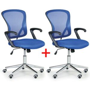 B2B Partner Kancelářská židle STYLUS 1+1 Zdarma, modrá + Záruka 7 let