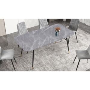 Jídelní stůl Laney 180 cm mramor šedý