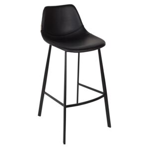 Černá vintage barová židle DUTCHBONE FRANKY 106 cm FFRs