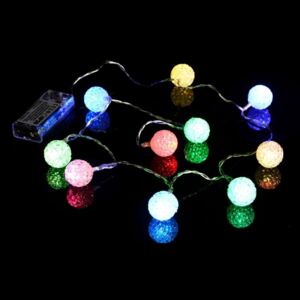 Vánoční řetěz - světelné koule, 10 LED, barevné - Nexos D57397