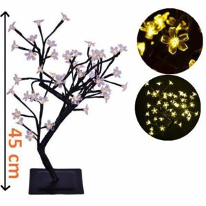 Dekorativní LED osvětlení - strom s kvítky, teple bílé - Nexos Trading GmbH & Co. KG D05978