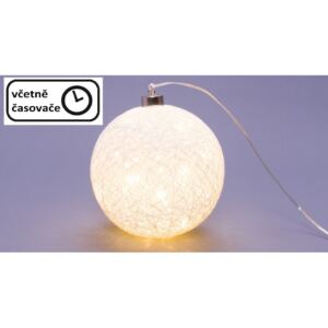 Svítící koule - 40 LED, teple bílá - D64516