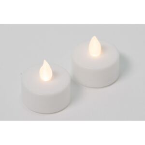 Dekorativní sada - 2 čajové svíčky, bílé - Nexos Trading GmbH & Co. KG D42984