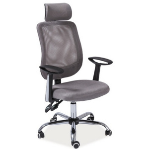 Kancelářská židle NETWORK, 115-125x60x50x45-55, šedá
