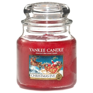 Svíčka ve skleněné dóze Yankee Candle Štědrý večer, 410 g