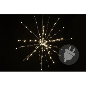 Vánoční LED osvětlení - meteorický déšť, teple bílý, 120 LED - Nexos Trading GmbH & Co. KG D33214