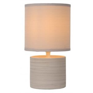 LUCIDE GREASBY Table Lamp E14 H26cm Cream, stolní lampa