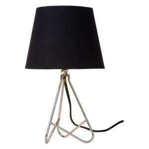 LUCIDE GITTA Table Lamp E14 H30cm Chrome, stolní lampa