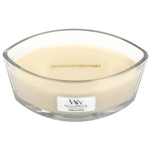 WoodWick - vonná svíčka Vanilla Bean (Vanilka) 453g (Odpočiňte si s teplou, přírodní vůní čisté vanilky.)