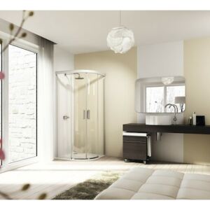 Sprchové dveře 80x80x190 cm Huppe Design Elegance chrom lesklý 8E3001.092.322