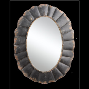 Zrcadlo kovové oválné DA0222