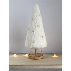 Dekorace bílý vánoční stromeček