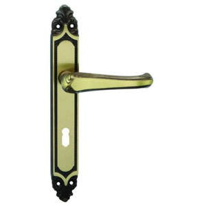 Cobra dveřní kování IKARUS Provedení: BB - klika/klika s otvorem pro pokojový klíč, Rozteč: 90 mm