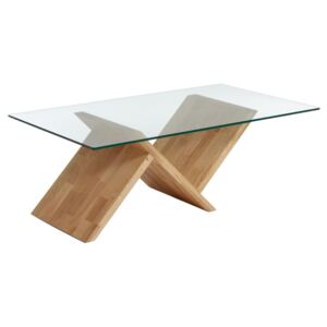 Skleněný konferenční stolek LaForma Walea 120 x 70 cm