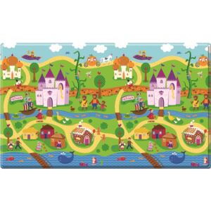Dwinguler dětský koberec Play Mat - Pohádková země - 190 x 130 cm, barevný