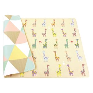 Dwinguler dětský koberec Baby care - Zamilované žirafy - 185 x 125 cm, barevný