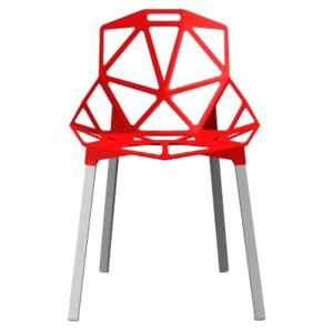 Jídelní židle Guru, červená (Jídelní židle Guru, červená, do 2 týdnů)