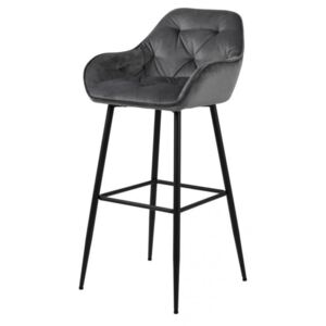 Barová židle Erna V Dark grey