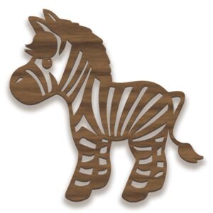 Dřevěný vyřezávaný obraz - Zebra