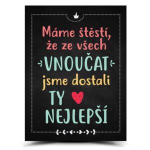 Dekorativní cedulka - Nejlepší vnoučata